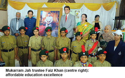 India’s top budget private schools + Mukarram Jah, Faiz Khan