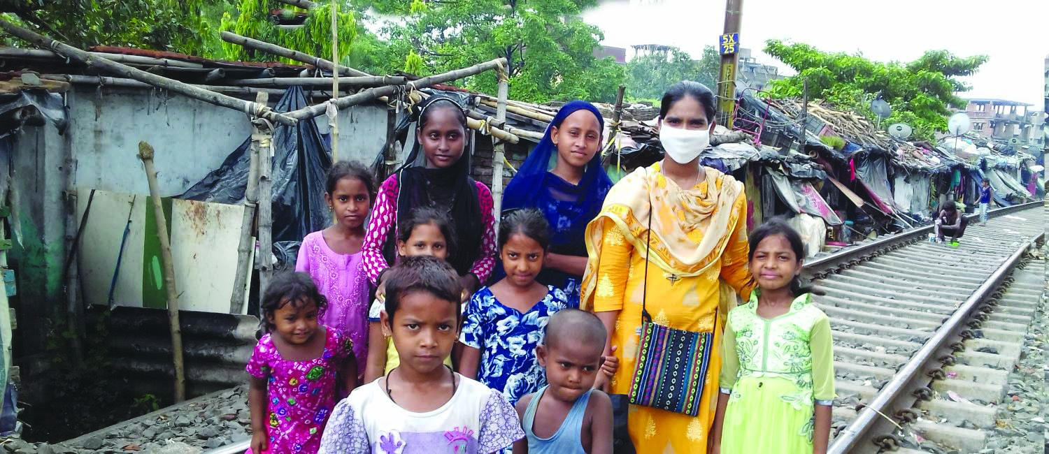 Slum children in Kolkata