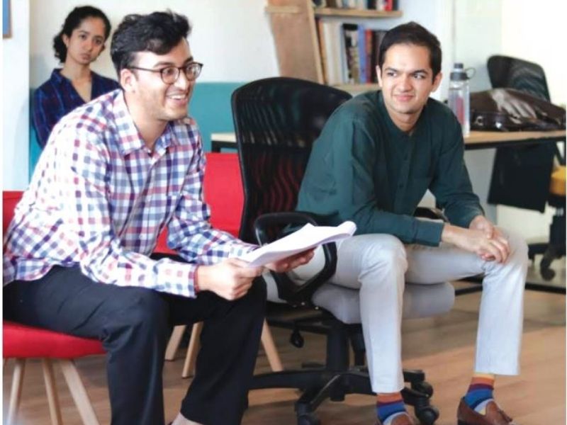 Yashovardhan Poddar (right) and Akshay Rampuria: