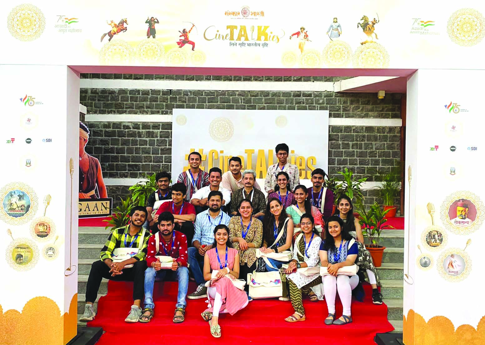 — Yogesh Soman (centre), director, University of Mumbai’s Academy of Theatre Arts & Neeraj Kothari (inset), director, Mumbai School of Cinematic & Performing Arts
